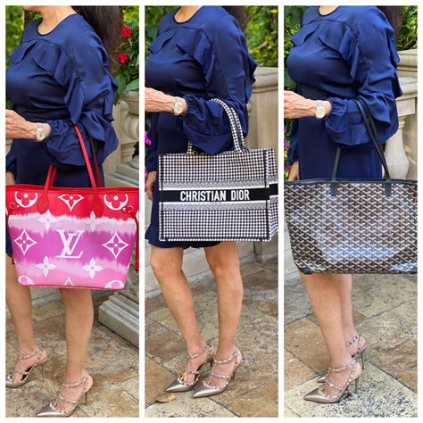 dior neverfull bag|Dior book tote vs goyard.